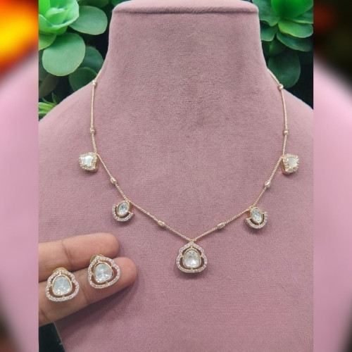 Petal Kiss Charm Pendant Set