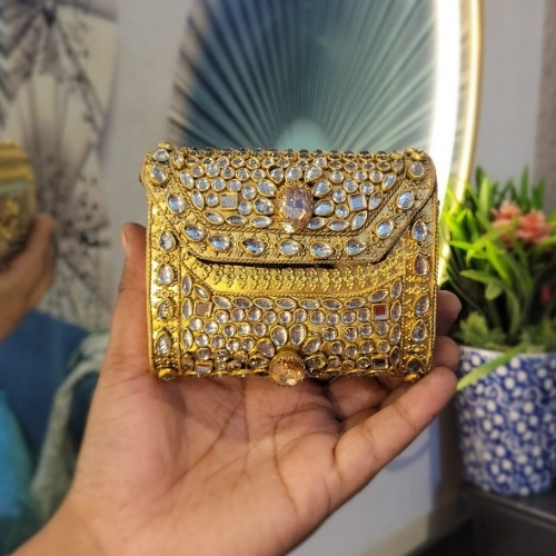 Pearl Garden Luxe Box Clutch