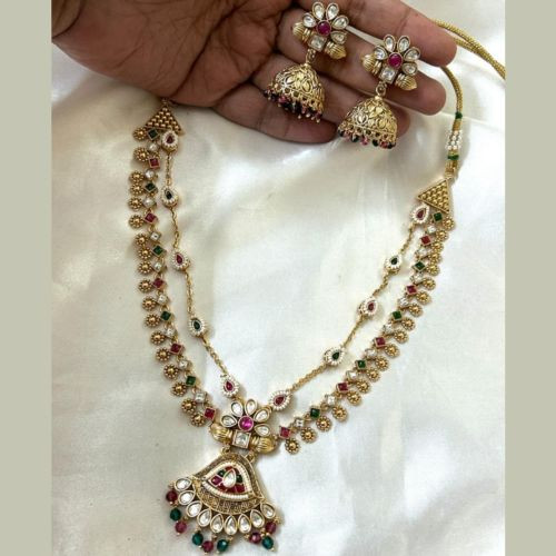 Antique Gold Statement Necklace