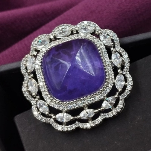 Majestic Glow Cocktail Ring