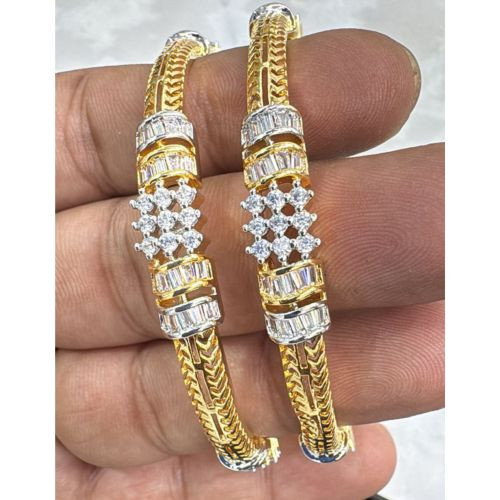 Festive Spark Golden Bangle